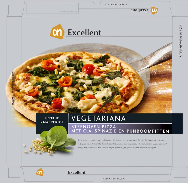 AH Excellent pizza spinazie