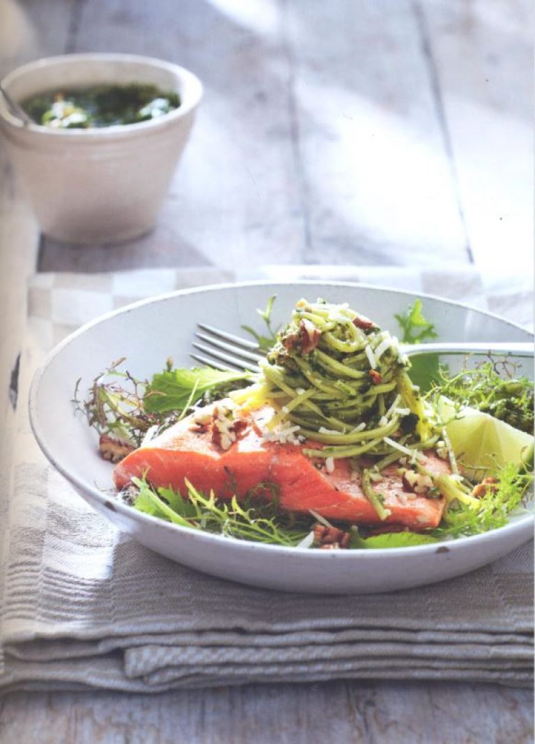 Seasons zalm pasta mosterd
